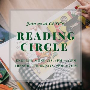 English reading circle - CUSP @ Zoom