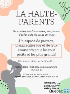 Halte-parents @ CLSC Métro